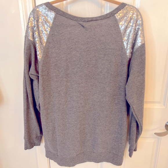 Torrid Plus Size Sequin Sweatshirt (2X) - Picture 5 of 5